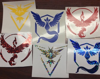 Pokemon Go Team Decals