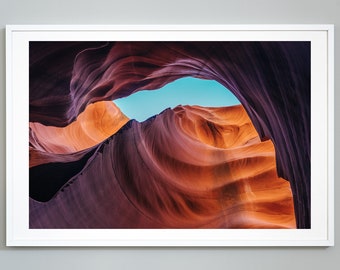 Desert Landscape Canvas Prints Antelope Slot Canyon Art Rocks Posters Painting Wall Large Wild Land Pictures Boho Decor 12x16 30x40cm x3 Unframed