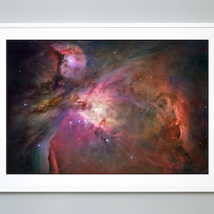 Orion Nebula Print: Hubble Space Telescope Photo, Museum Quality Art