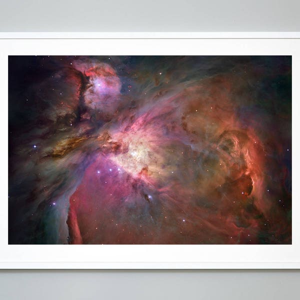 Orion Nebula Space Print, NASA Space Print, Hubble Space Telescope Photo, Giant Wall Print, Museum Quality Photo Art Print