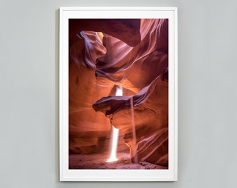 Antelope Canyon Print, Slot Canyon Print , Arizona Landscape Photography, Fine Art Photography, Museum Quality Photo Print