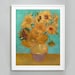 Vincent van Gogh Print, Still Life: Vase with Twelve Sunflowers, 1889, Museum Quality Giclee Art Print 