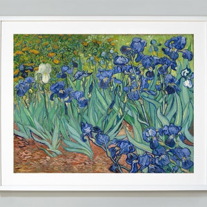 絵画 ゴッホ 「花瓶のアイリス」 ミュージアムアートシリーズ ゴッホ「アイリスの花瓶