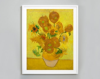 ゴッホの花のジクレー版画：花瓶に入った花束 - Etsy 日本