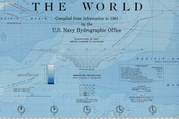 Ocean Depth Chart