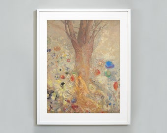 The Buddha, Odilon Redon, 1904, Museum Quality Giclee Art Print