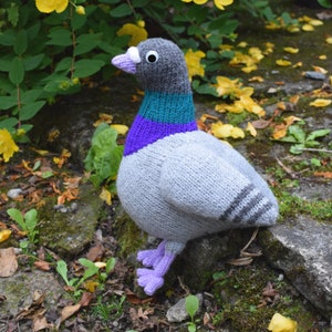 Paul the pigeon knitting pattern PDF instant download knitted amigurumi toy / bird / softie / animal / dove / cute / nursery decor image 10