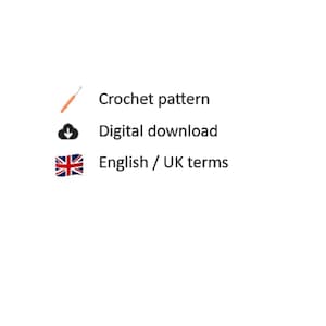 Crochet pattern English/UK terms Fabio flamingo amigurumi toy PDF instant download bird / pink / tropical / animal / softie / nursery image 2