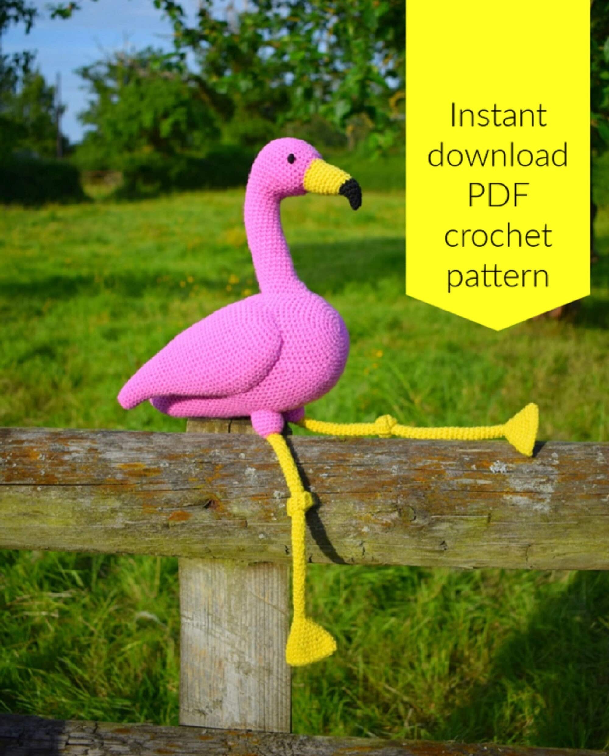 38 Flamingo Crochet Patterns to Add Tropical Charm to Your Handmade Collection 9 Crochet pattern Fabio flamingo