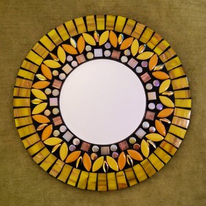Mini mirror mosaic kit. Deluxe lustre glass bevelled mirror to make at home. Crafty gift. Home decor.