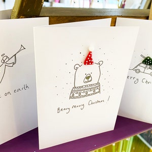 Fused Glass Christmas Greetings Cards, Pack of 3 hand made cards. Teacher Card, Bright Colourful, recycled, xmas card, lockdown,