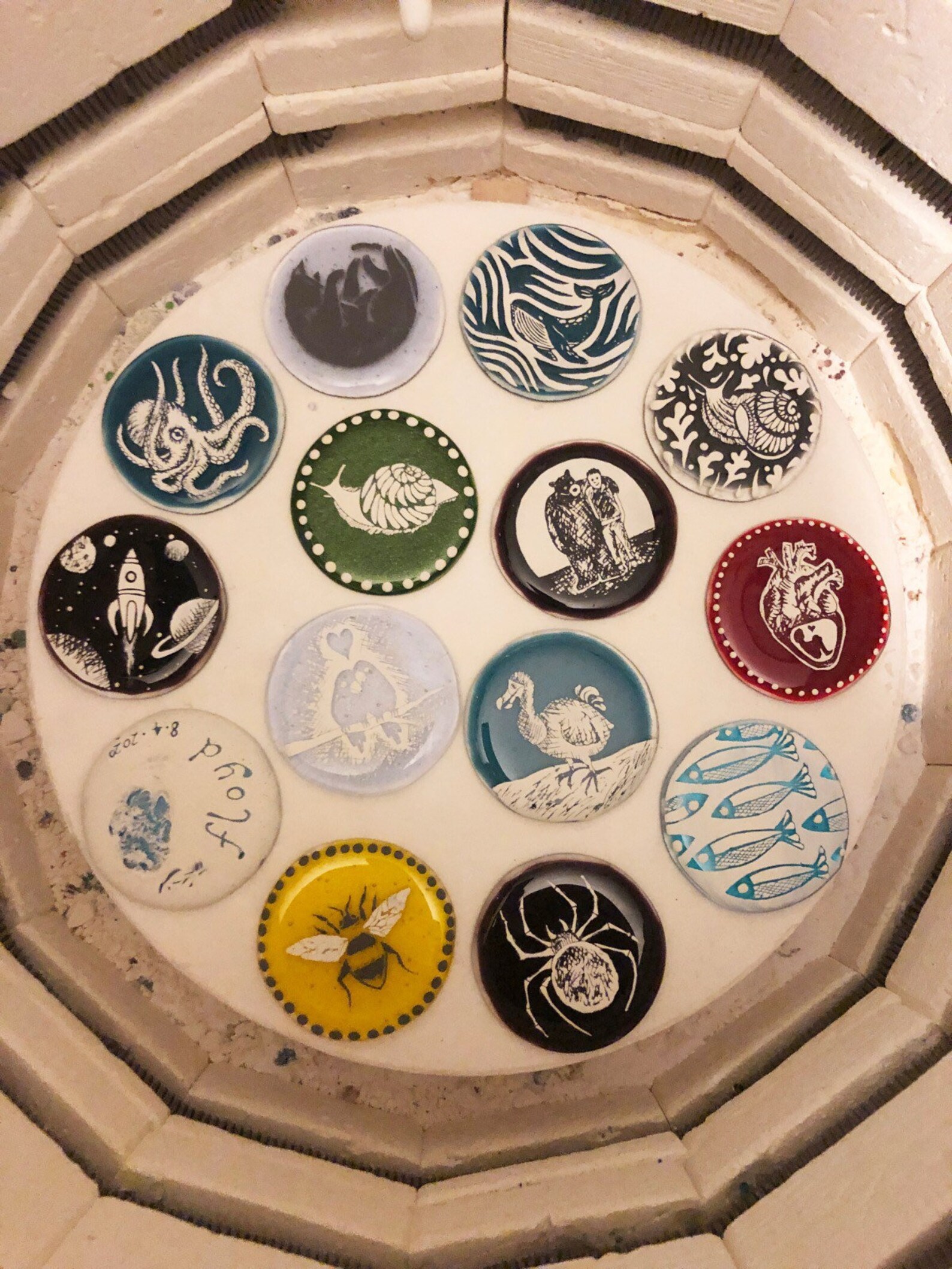 Handmade Fused Glass Bee Picture Let It Bee Unique Gift Etsy UK