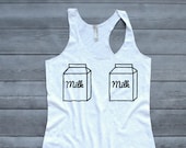 Breastfeeding Shirt, Nursing Tank Top, Funny Milk Maid Shirt, Milk Carton Shirt, Mommy 39 s Milk, EBF Mom Shirt, New Mom Gift