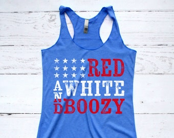 Fourth of July Shirt, Red White and Booze Shirt, Surprise I'm Drunk Tank Top, American Flag Tank Top, Merica, 4th of July Party Shirt