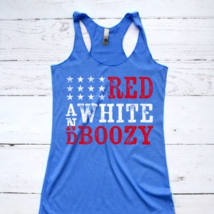 Fourth of July Shirt Red White and Booze Shirt Surprise - Etsy