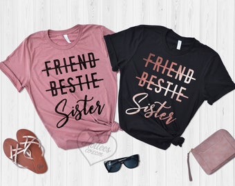 best friends twinning t shirts