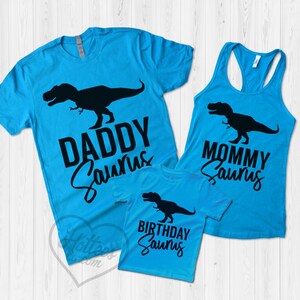 matching family dinosaur shirts