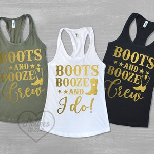 Bachelorette Shirts, Country Bachelorette Tanks, Smashed in Nash My Last Bash Tanks, Boots Booze and I Do Crew, Whiskey Bent Veil Bound