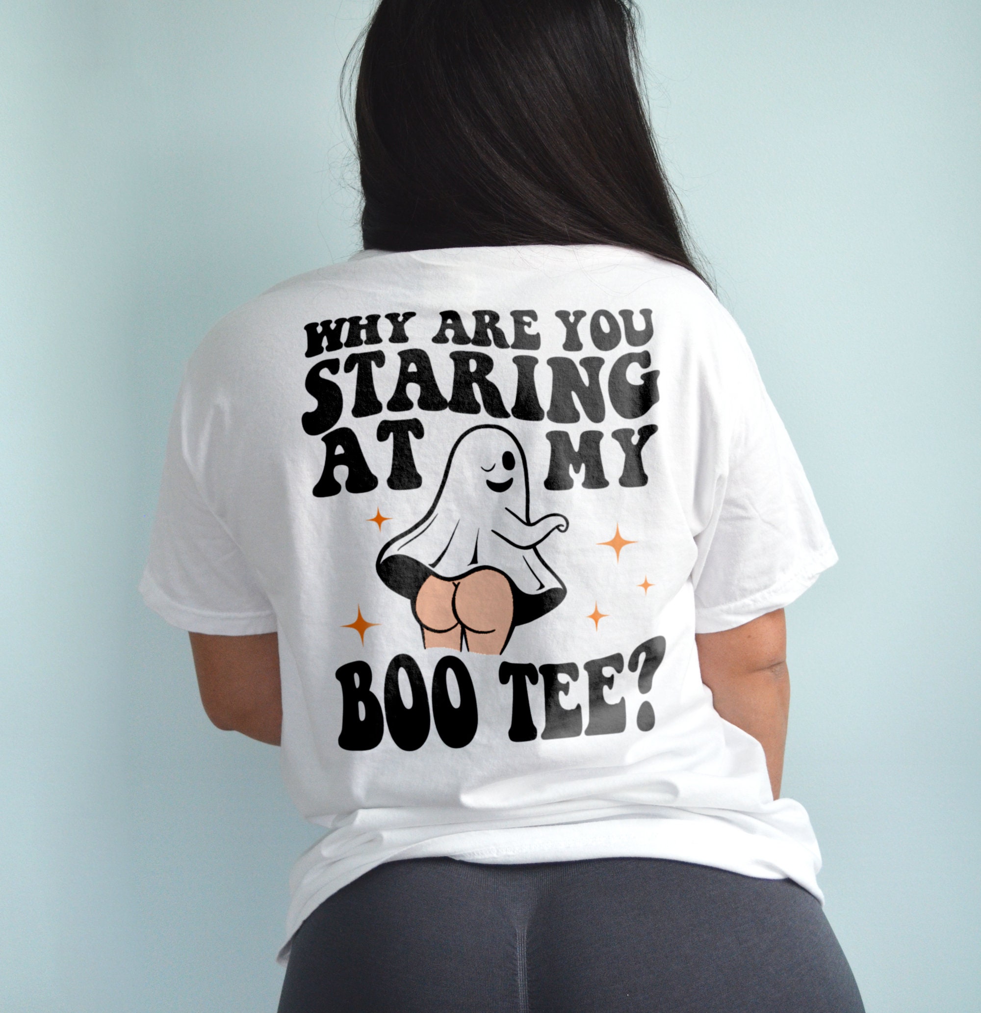 Discover Funny Ghost Shirt, Why Are You Staring at my Boo Tee Halloween Shirt, There's Some Horrors in this House Shirt, Sexy Halloween, Boo Shirt