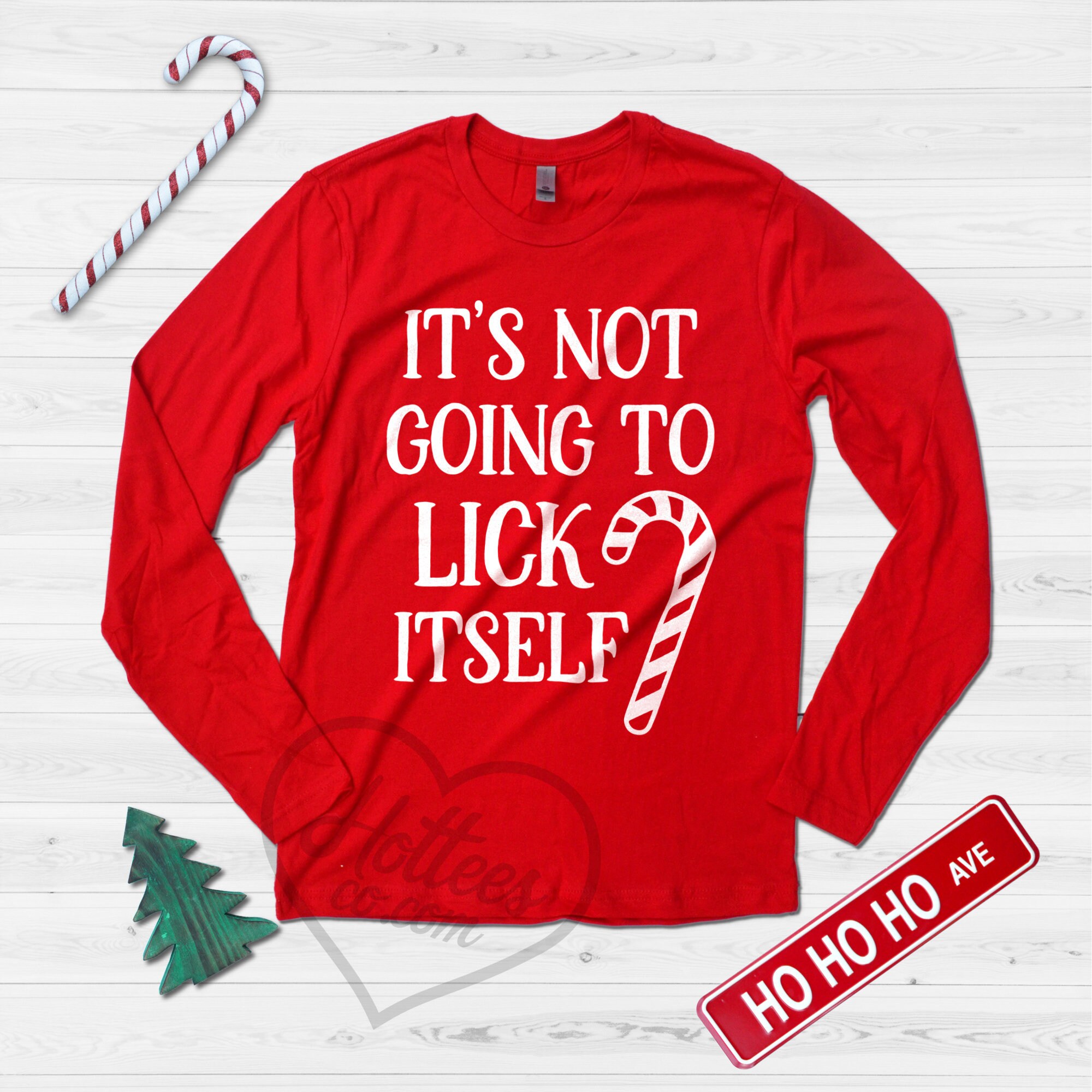 christmas shirt it's not going to lick itself