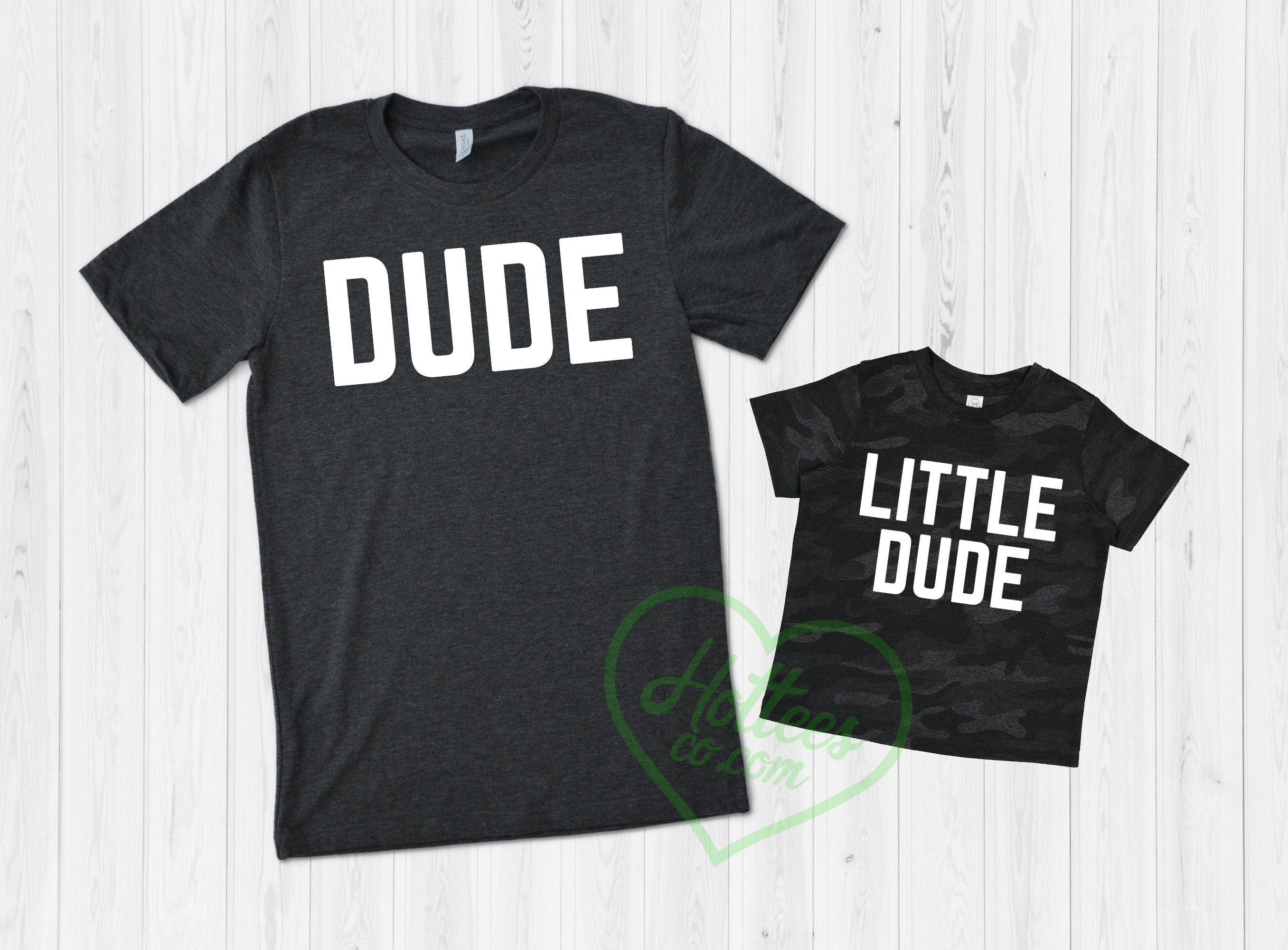 Dad and Son Matching Shirts Dude and 