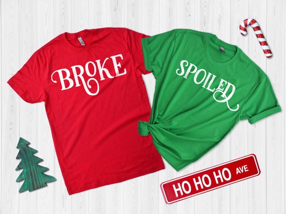 christmas husband and wife shirts