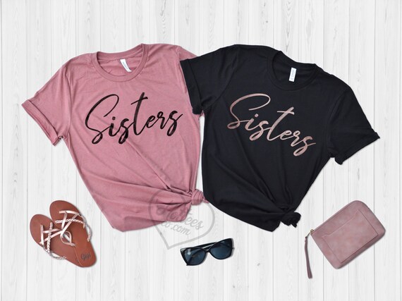 playeras de hermanas