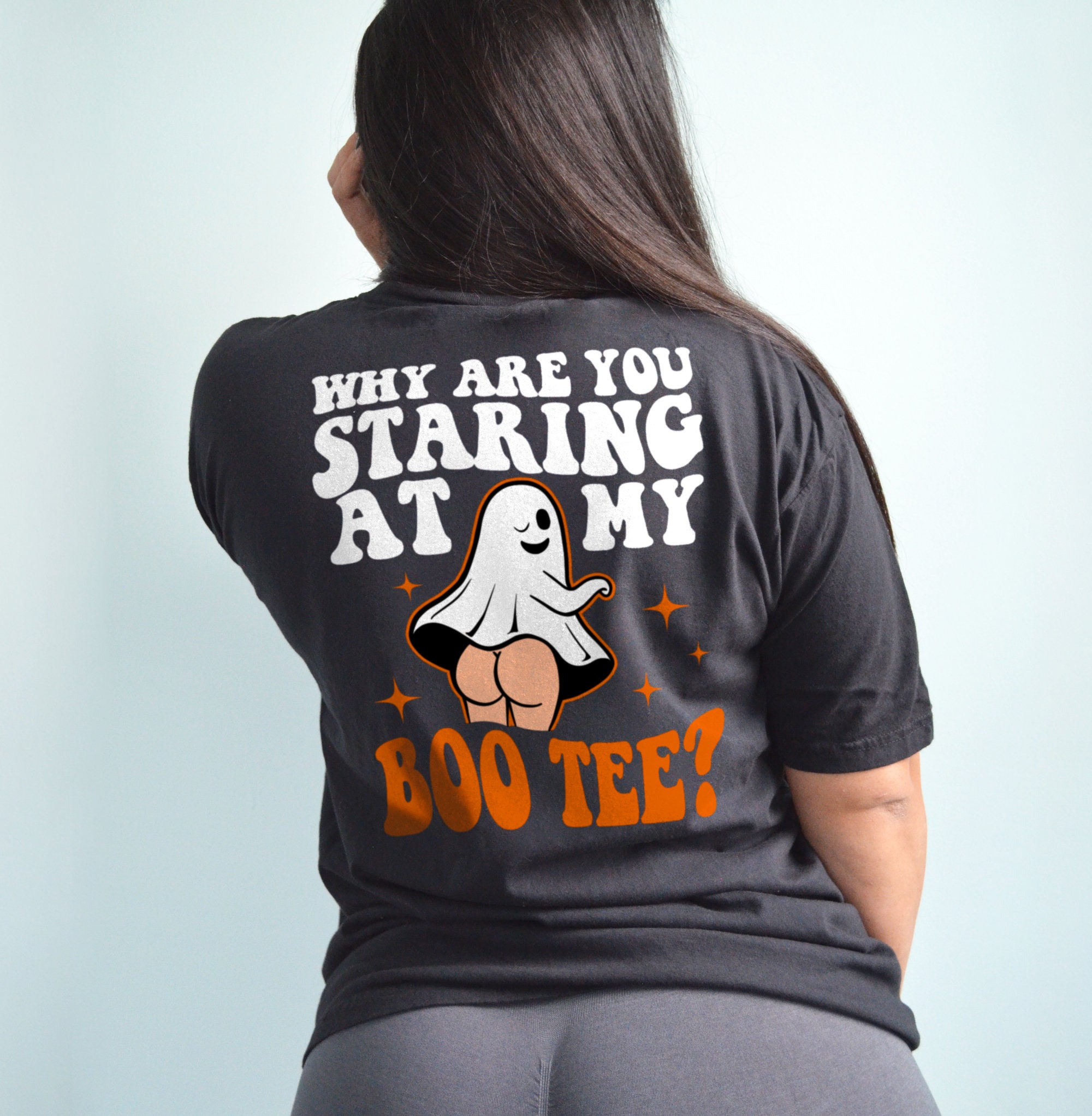 Discover Ghost Shirt, Why Are You Staring at my Boo Tee Halloween Shirt, There's Some Horrors in this House Shirt, Funny Sexy Halloween, Boo Shirt