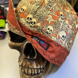 Rusty Skeleton - Made to order -Reversible - pre washed- soft and durable 100% cotton