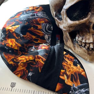 Ready to Ship 7 3/4 Medium - NIGHT RIDER- 100% Cotton Welding Cap- Embroidery not available on RTS caps!
