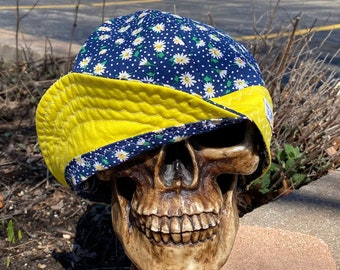 #21 DAY OF THE DEAD GIRLS Caps Reversible 100% Cotton Welding Cap Made in  Usa