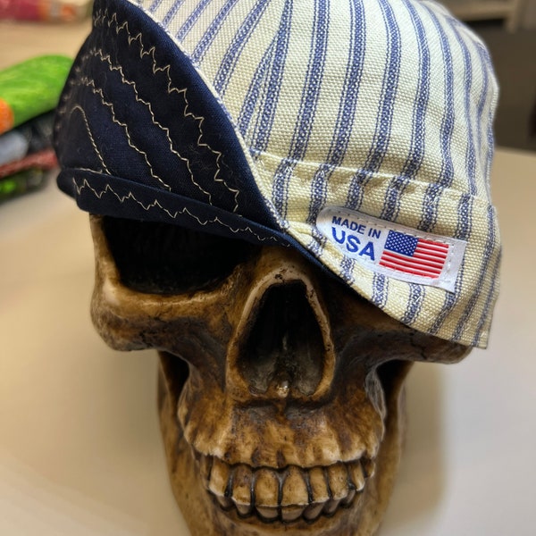 ブルーエンジニア - 100%コットン製溶接キャップ - プレウォッシュ済み - オーダーメイド - 驚くほど柔らかく丈夫