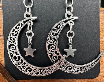 Moon and Star Earring