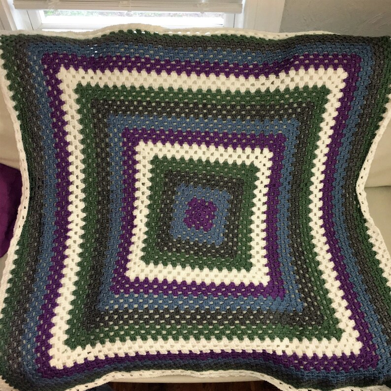 Handmade 52 Afghan Blanket Etsy