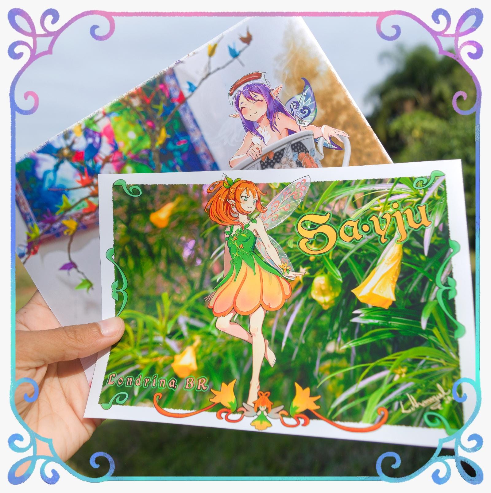 Tea & Petals Codex ~ Fairy Art Print/Postcard Set
