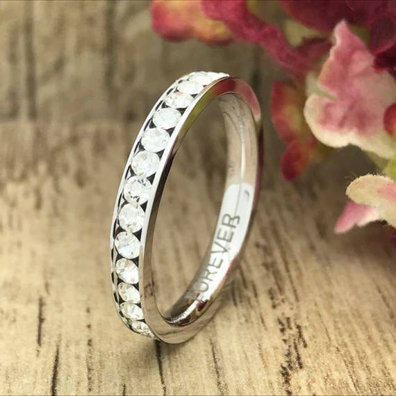 Personalized on sale eternity ring