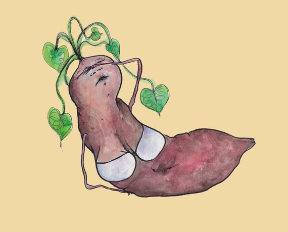 Sexy Sweet Potato Pinup