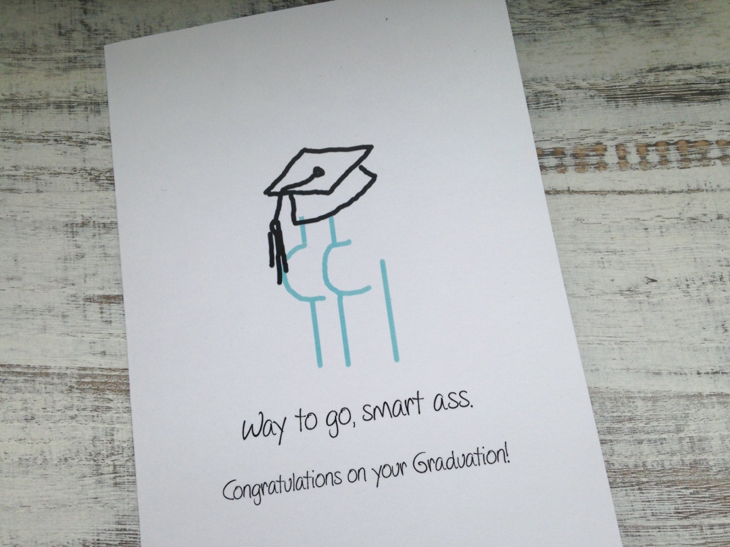 Funny graduation card graduation congratulations high