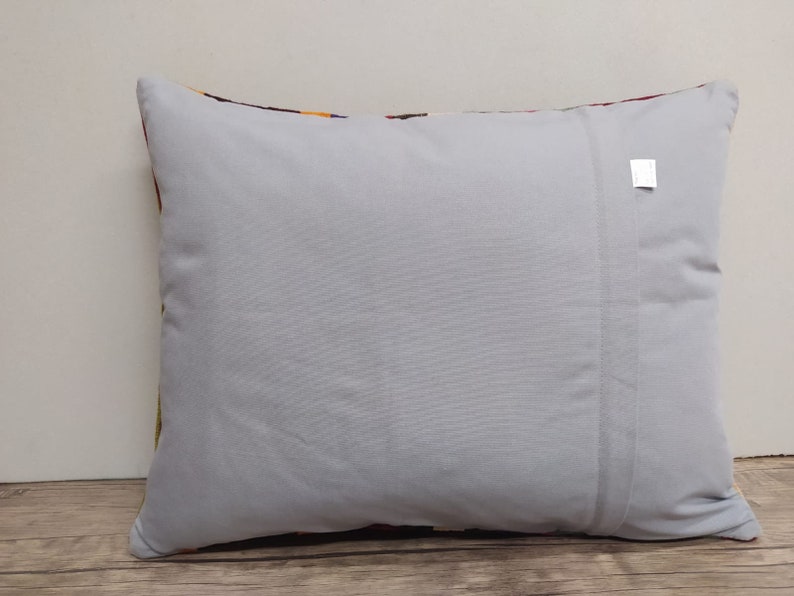 Hand Embroidery Pillow Cover Rug Pillow Case Old Pillow Case Mutlicolor Handmade Pillow Case Handwoven Pillow Case Throw Cushion Cover