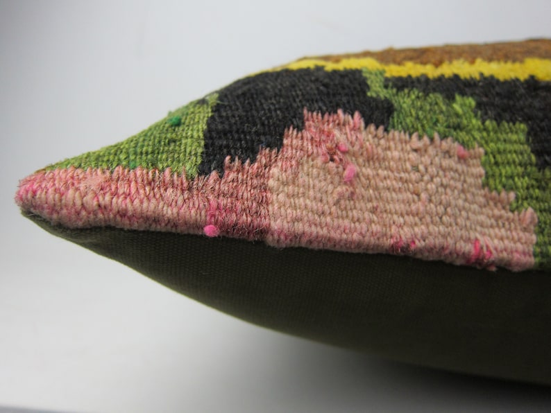 Handwoven Floor carpet bedroom bed home decor rug Throw lumbar Case 30x50 cm 12x20 pink moldova kilim pillow cover decorative Cushion Cover