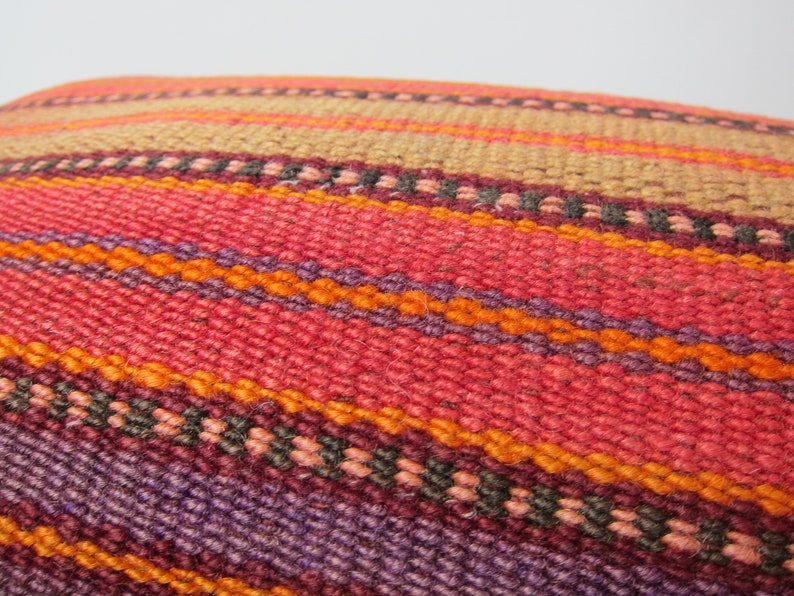 12x20 boho kilim throw pillow cover burlap bedroom outdoor cushion case lumbar natural aztec linen decorative embroidered turkish rectangle