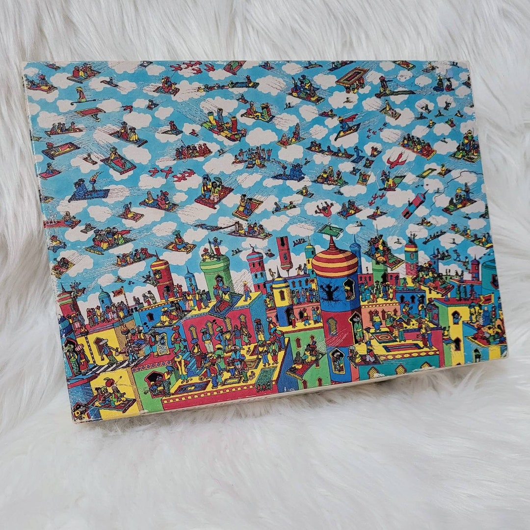 Vintage Complete 100 Piece Where's Waldo the Carpet Etsy