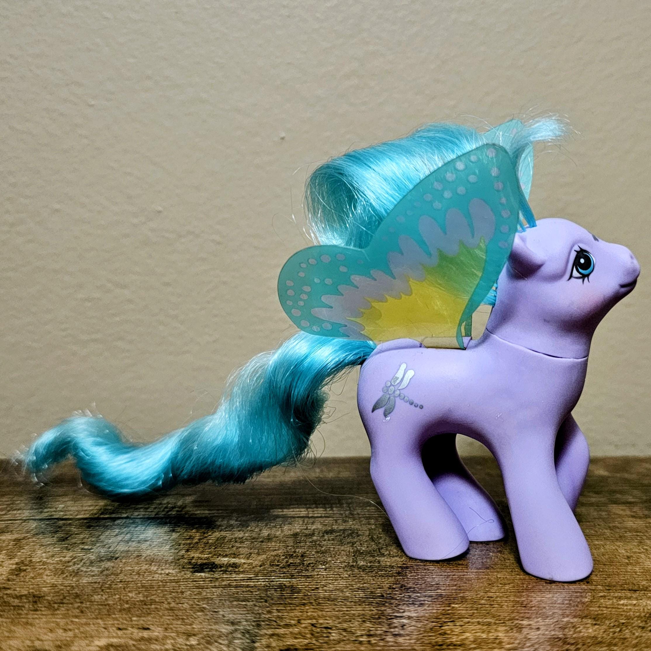 VINTAGE 1988 Hasbro My Little Pony MLP G1 Summer Wing GLOW