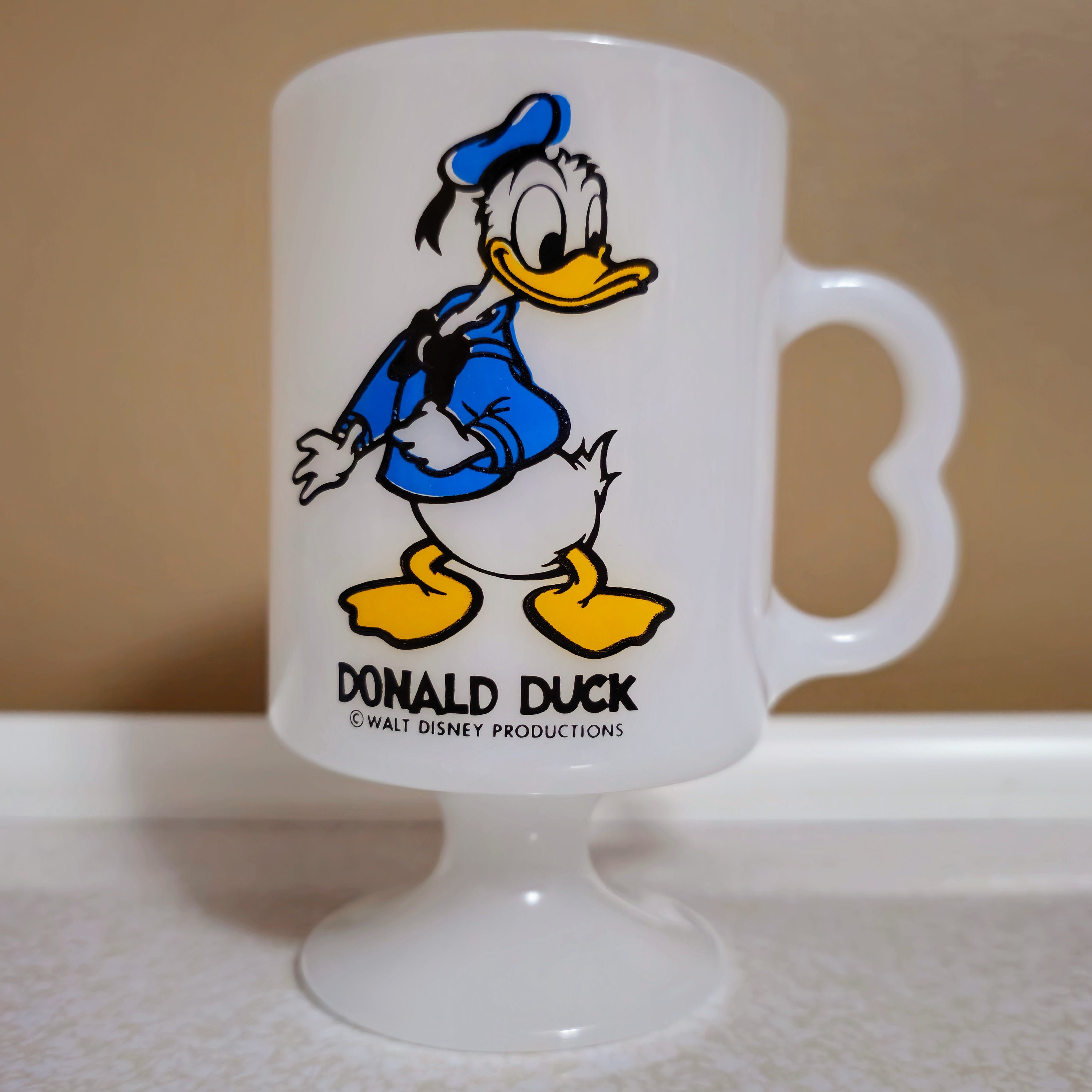 Collection of Mugs, Donald Duck, Hazel Atlas Farm Animal and Mickey - Ruby  Lane