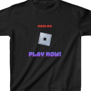 Kids Roblox Cotton Tee Novelty Shirt Boys Girls Birthday Gifts Easter