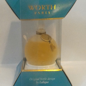 BNIB Je Revins WORTH EDT  Perfume -1oz -Lalique- New Old Stock-Pristine!