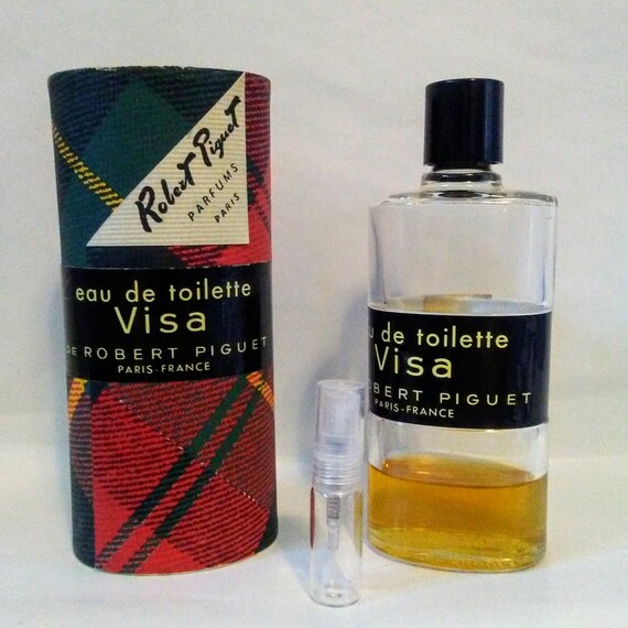 Vintage Robert Piguet Visa Edt Niche Perfume Sample 3ml Free Etsy