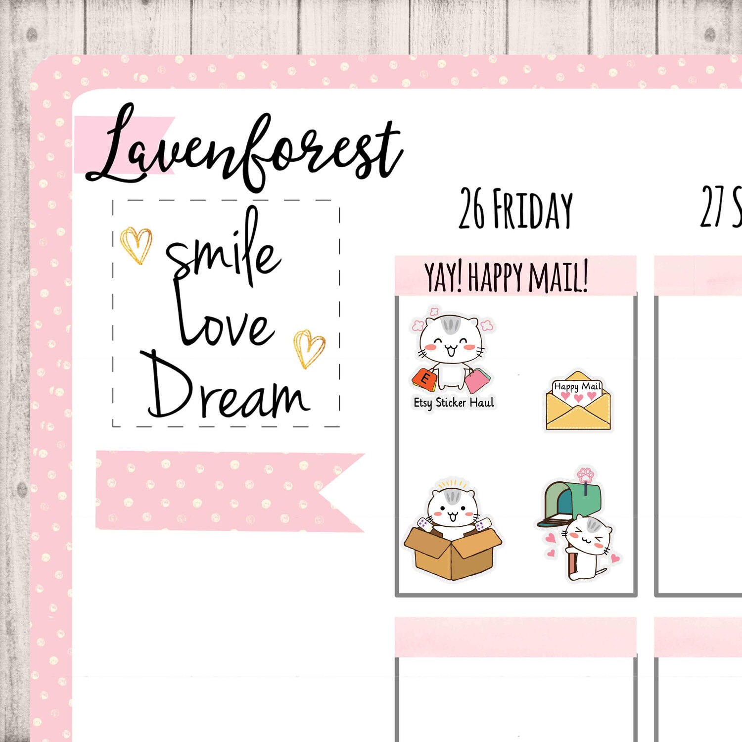 happy mail sticker happy mail planner sticker mail sticker | Etsy