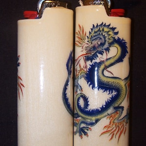 Dragon Wood Lighter Case // Wood Lighter Case