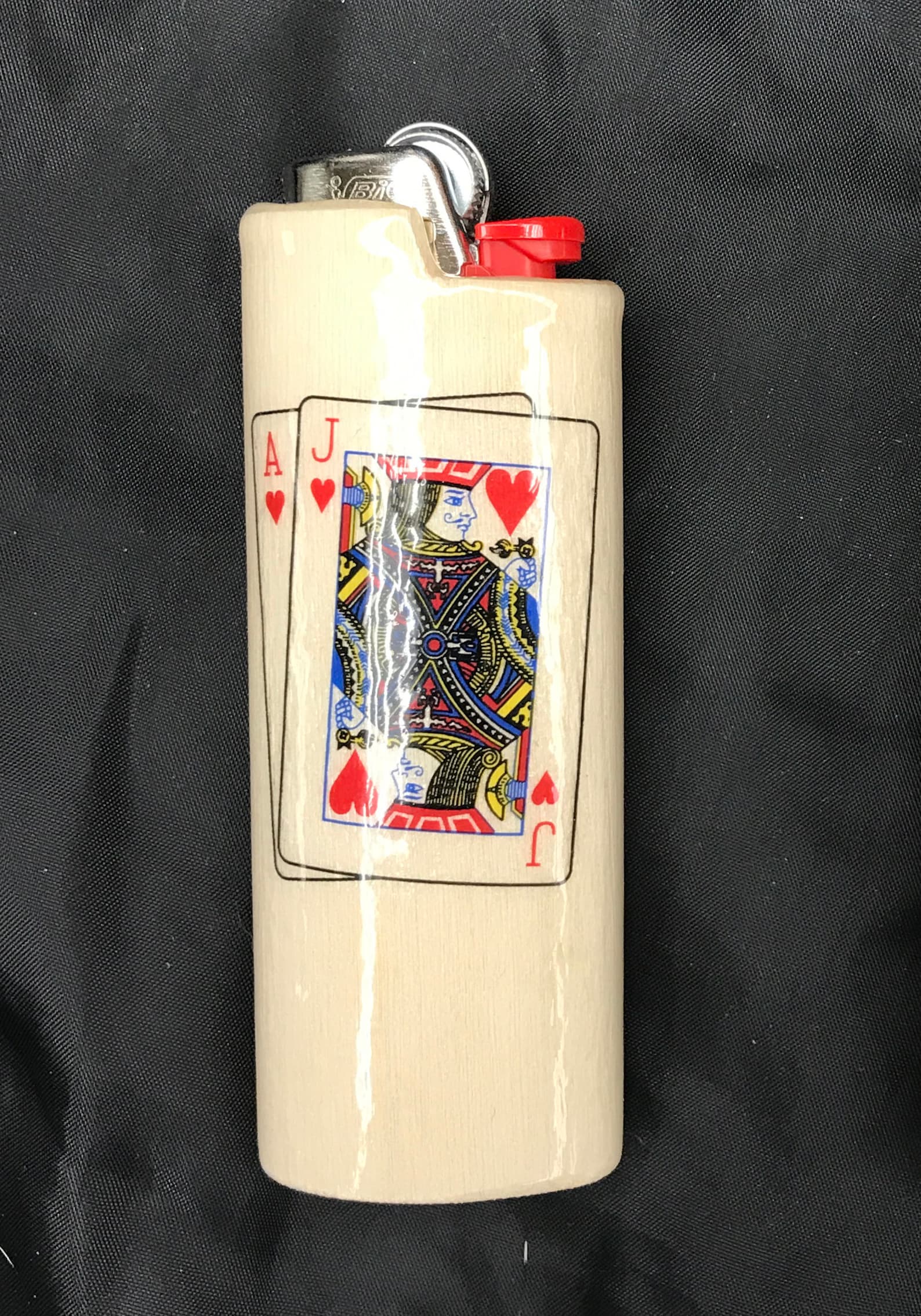 Poker Wood Lighter Case // Playing Cards Wood Lighter Case Etsy